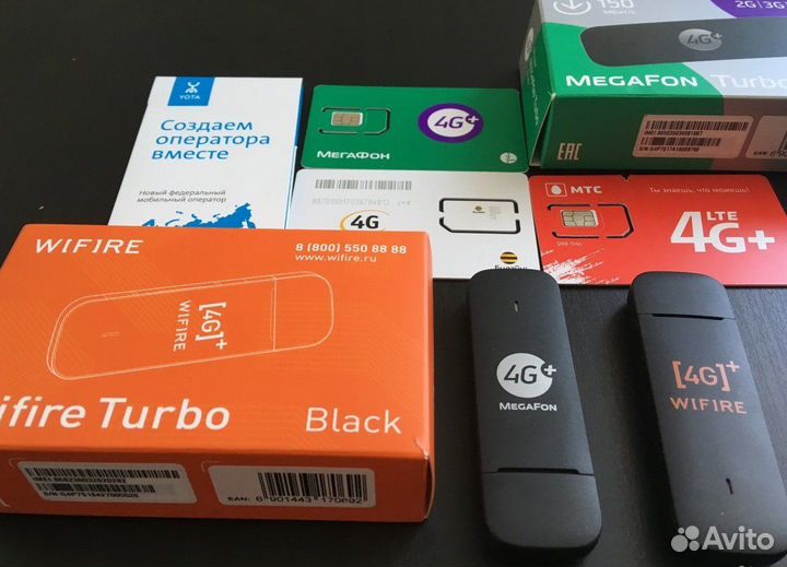Сим карты беспроводной модем 4G LTE черный