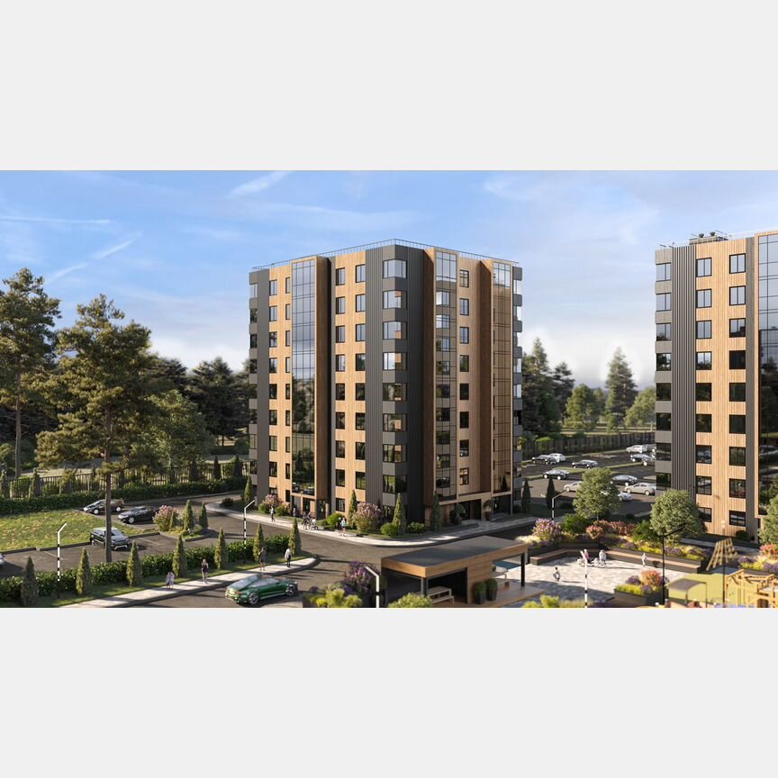 2-к. квартира, 57,5 м², 5/9 эт.