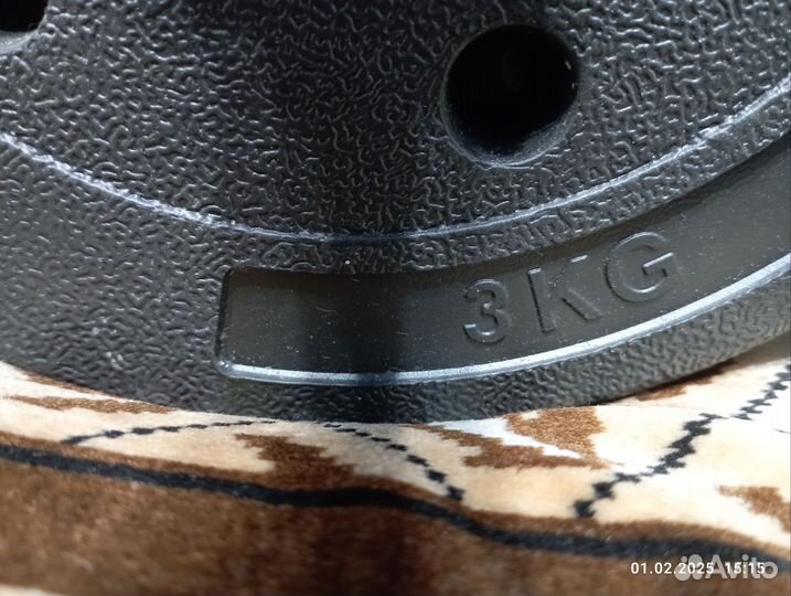 Продам гантели общий вес 40 кг