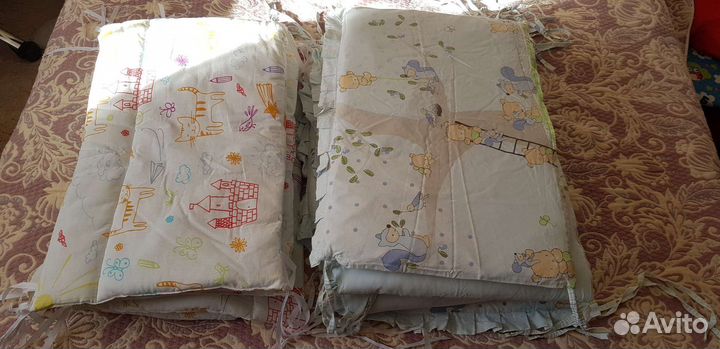 Бортики в детскую кроватку