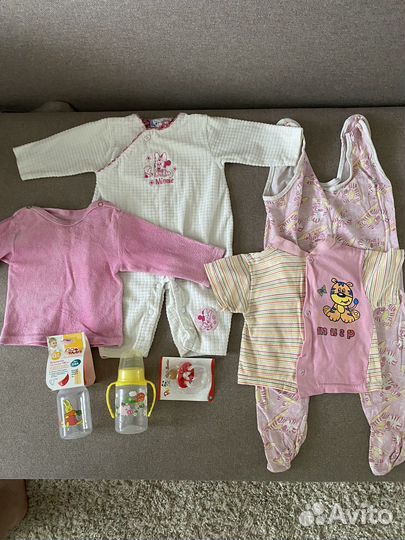 Огромный пакет детских вещей на девочку