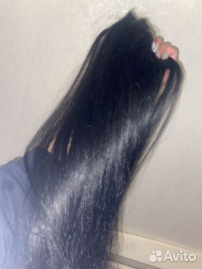 Биопротеиновые волосы на заколках 60-70см