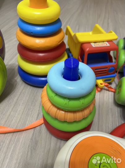 Игрушки для малышей пакетом бу