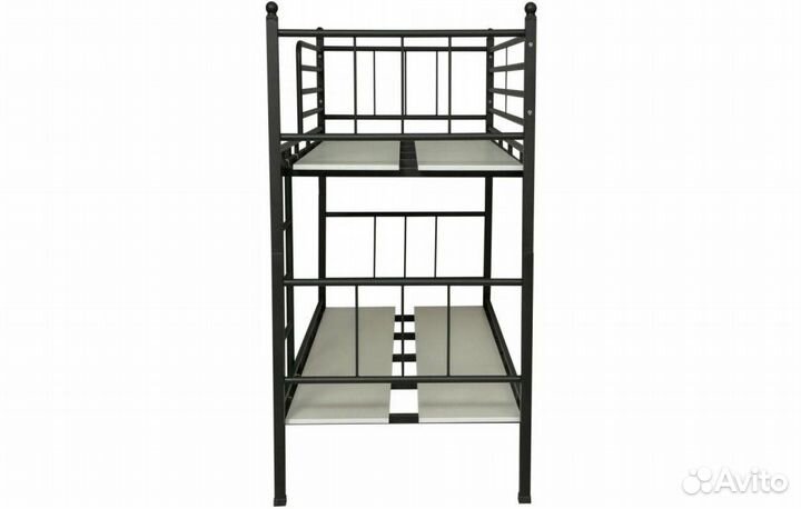 Кровать 2ярусная Скандик 42.20-01 Металл черный