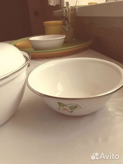 Салатник эмалированный СССР