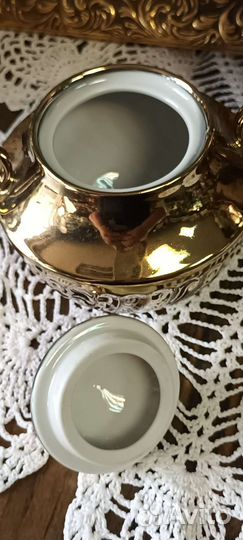 Кофейный сервиз.лфз.в золоте