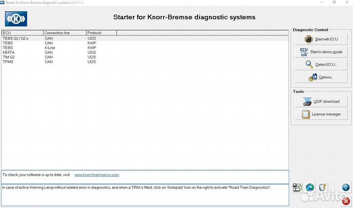 Программа knorr Bremse NEO Green / Orange 13