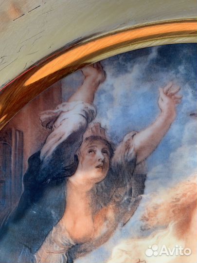 Большая Фарфоровая тарелка Bavaria Германия