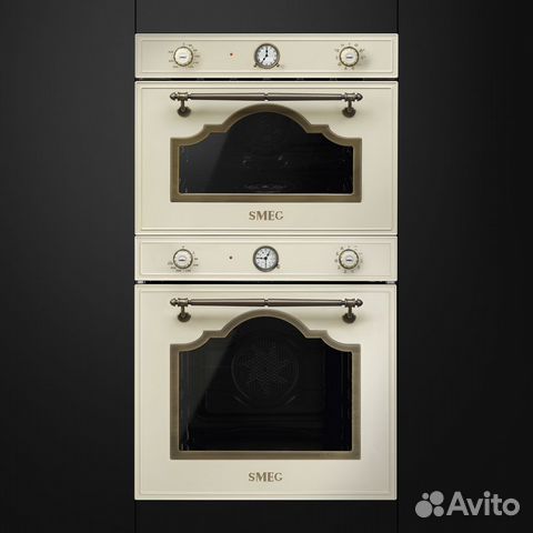 Комплект Smeg духовой шкаф, свч коллекция Cortina