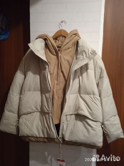 Пуховик зимний женский 48 50 новый
