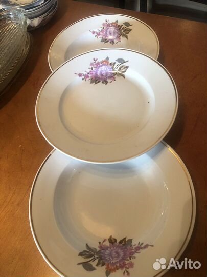 Фарфоровые тарелки времен СССР