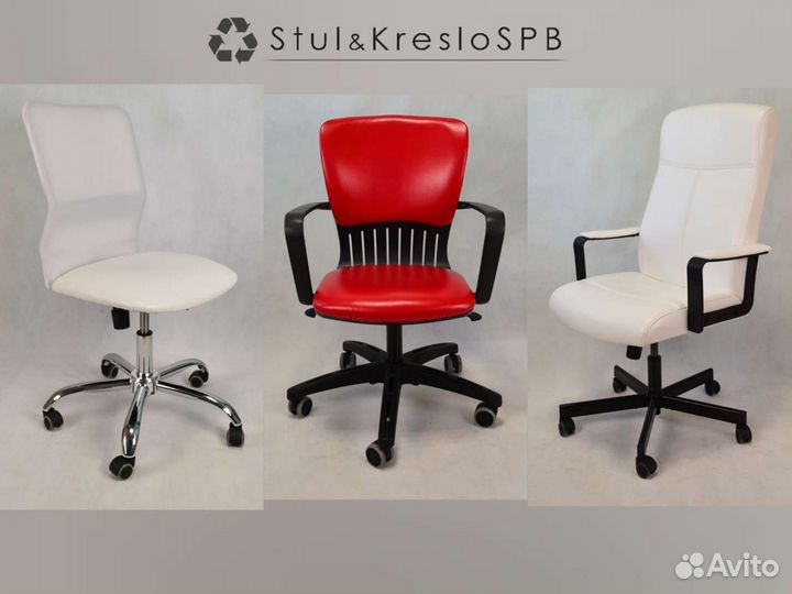 Перетяжка стульев, комп. кресел, табуретов,скамеек