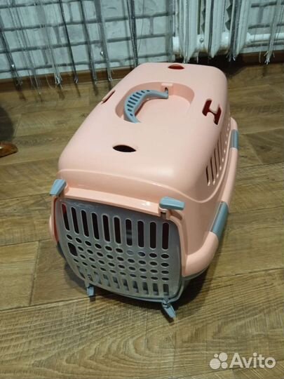 Переноска для кошек пластиковая