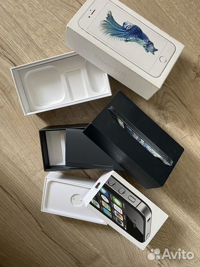 Коробка от iPhone 6S, 5, 4S. Коробки AirPods Pro