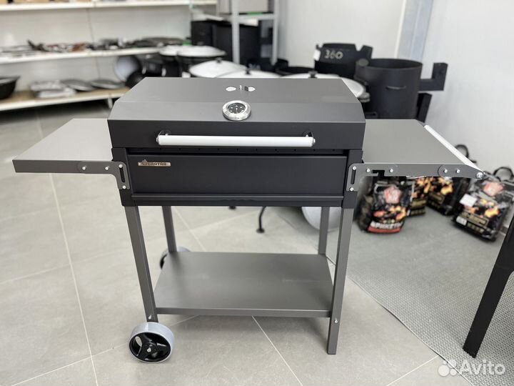 Гриль-мангал с термометром