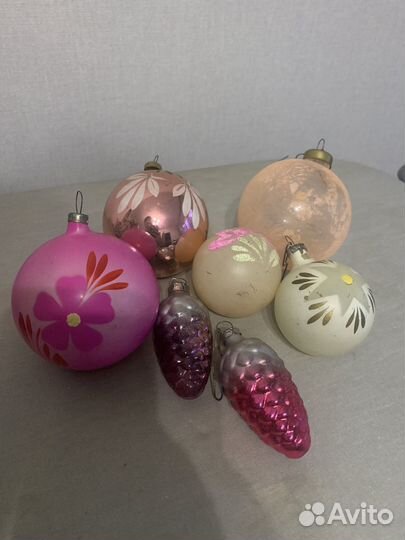 Игрушки елочные советские