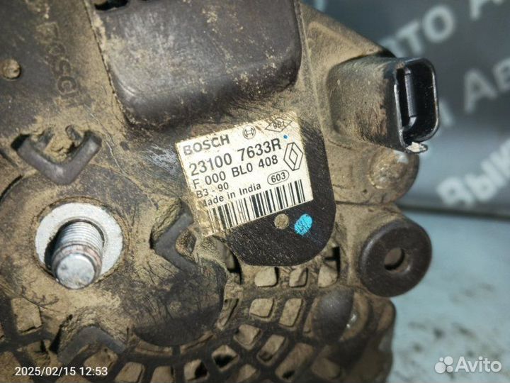 Генератор Renault Logan 1.6 2009