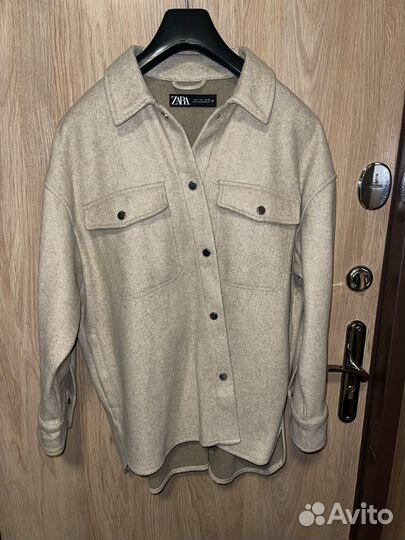 Куртка рубашка zara L