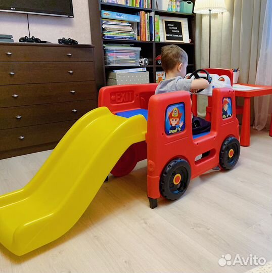 Горка Автобус Пожарная Станция - аренда