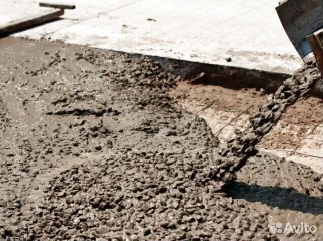 Бетон M300. Зaливкa. Дocтавка. от 3 куб