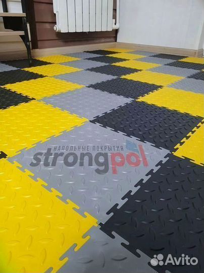 Модульное напольное покрытие для шиномонтажа