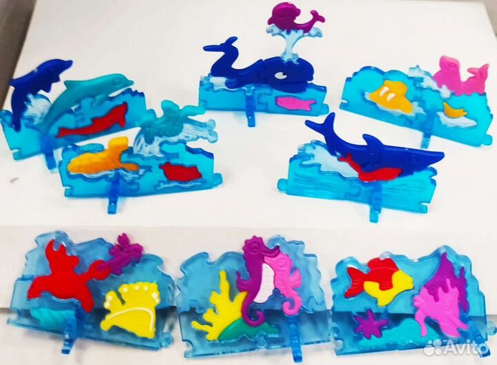 Киндеры сборка пазлы объемные (стенки)