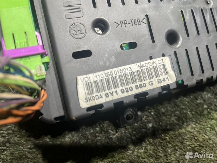 Приборная панель Skoda Fabia 1 2005 года