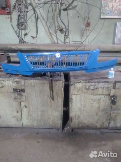 Облицовка радиатора газель