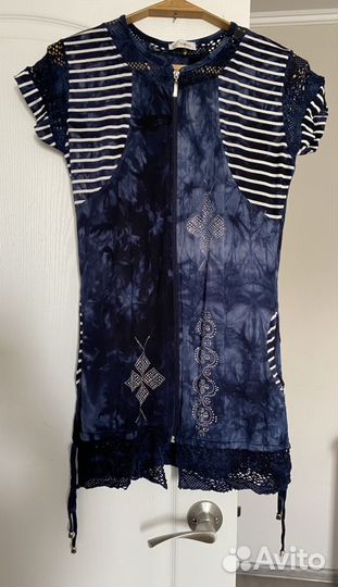 Туника на молнии/кофта с молнией