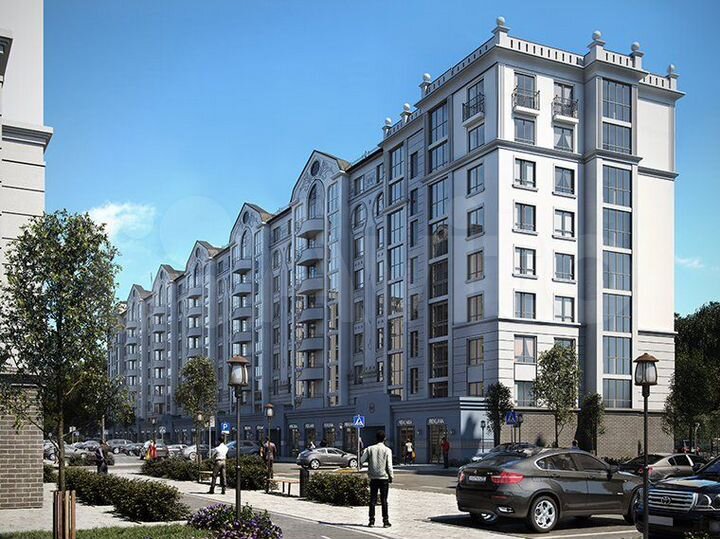 2-к. квартира, 60,6 м², 3/9 эт.