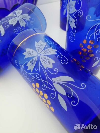 Тарелка для торта. Фужеры СССР