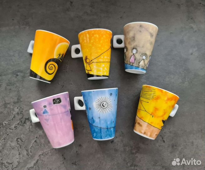 Оригинальный кофейный сервиз на 6 персон новый