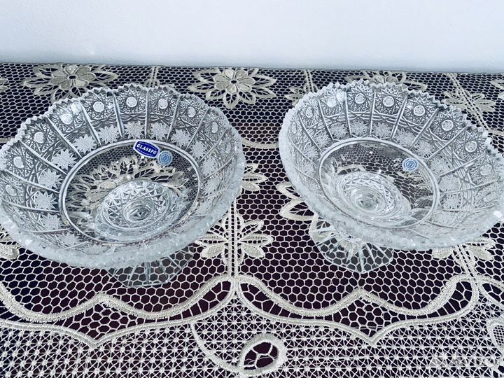 Хрустальные вазы малые