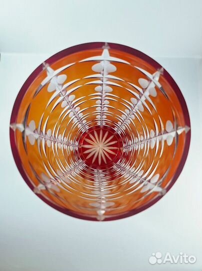 Ваза хрустальная,завод Красный Гигант СССР