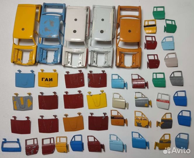 Модели, запчасти, коробки