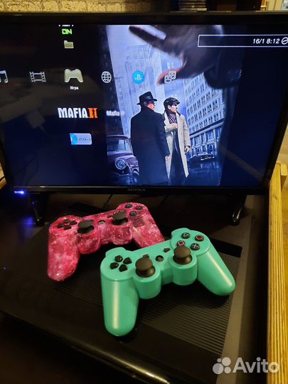 Ps3 super slim 120gb с играми