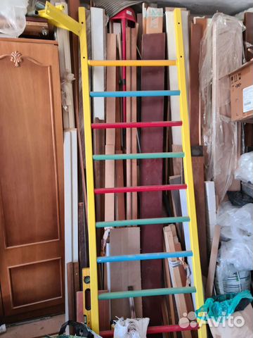 Шведская стенка с турником бу