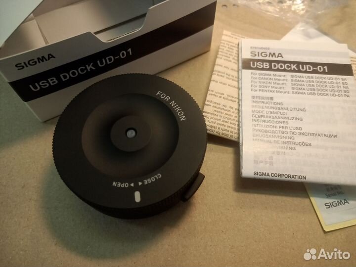 Для объективов Sigma, USB Dock UD-01 для Nikon