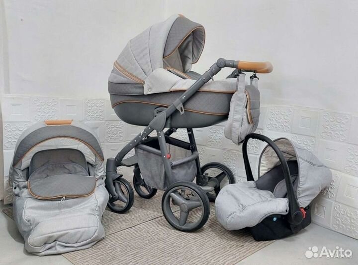 Коляска Adamex Neonex 3в1 легкая