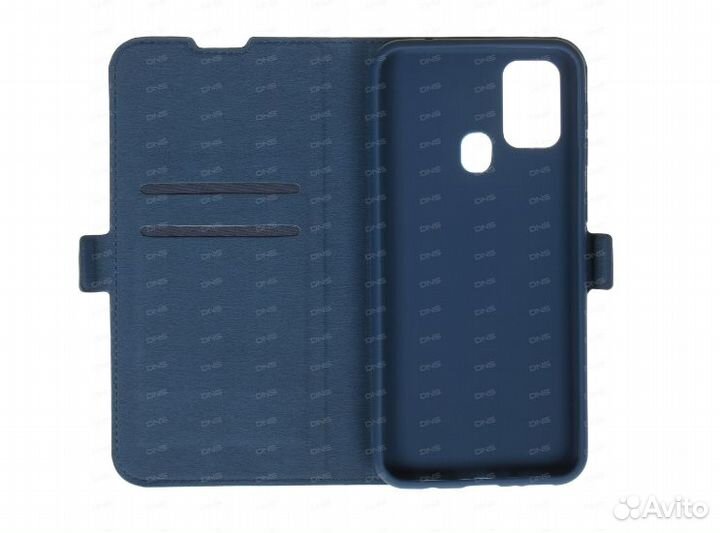 Чехол-книжка DF для Samsung Galaxy M31 синий