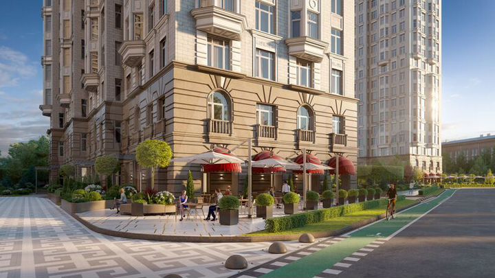 3-к. квартира, 94,7 м², 21/26 эт.