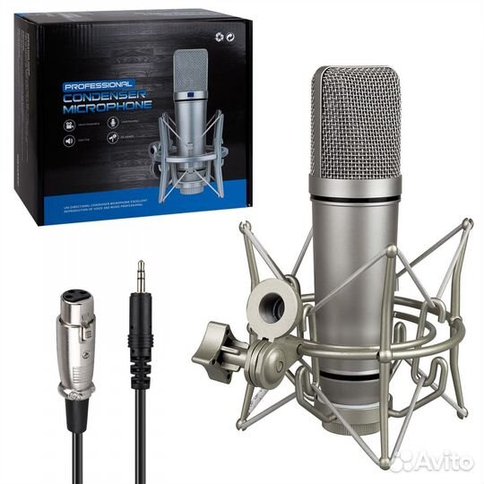 Конденсаторный микрофон u87 люкс качесво