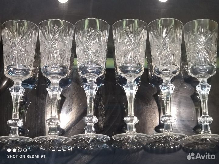 Хрустальные фужеры