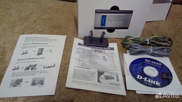 D-Link USB modem DU-562M (56K) новый раритет )