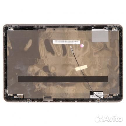 Задняя крышка матрицы (темное-серебристая) для ноу