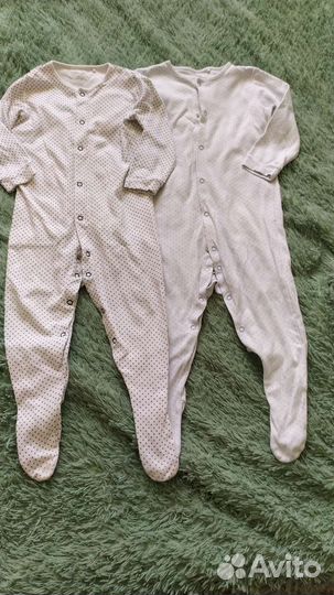 Большой пакет брендовых вещей на девочку 80р