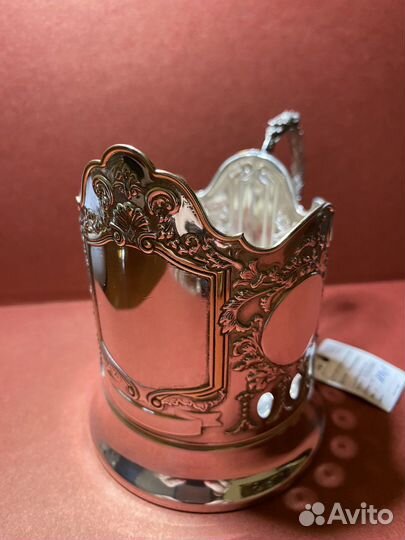 Подстаканник серебряный 925 проба новый 213,1 гр