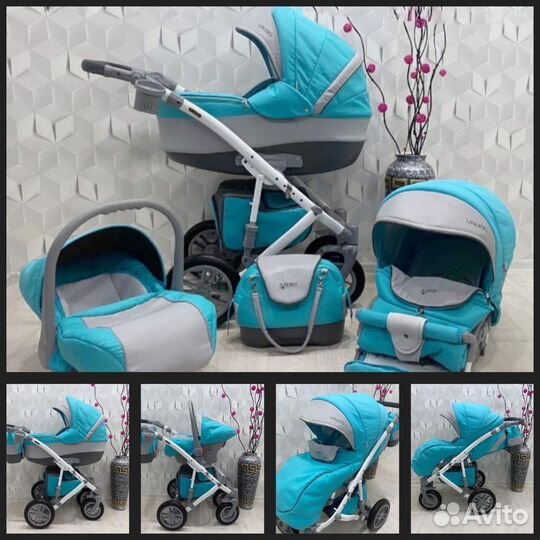 Коляска 3 в 1 Verdi, Tutis Б/у(Красноярск)