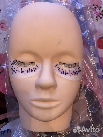 Манекен для наращивания ресниц