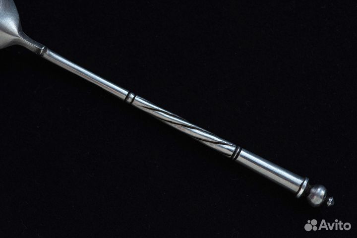 Ложечка серебро на зубок,84 проба,12,11 гр